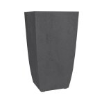 Eda - bac a fleurs - diva basalt - gris anthracite - carr� haut - 42 l - 43, 5 x 43, 5 x h. 78. 2 cm ...