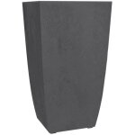 Eda - bac a fleurs - diva basalt - gris anthracite - carr� haut - 42 l - 43, 5 x 43, 5 x h. 78. 2 cm ...