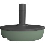 Eda - pied de parasol rond en plastique à remplir 20 l gris foncé / laurier Eda - pied de parasol rond en plastique à remplir 20 l gris foncé / laurier