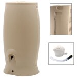 Eda - rcuprateur d'eau de pluie 500 l rotomoul recup'o + kit collecteur