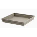 Soucoupe toscane carre 32 cm - taupe eda