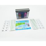 Trousse analyse piscine ph / oxygene actif - 2 x 20 analyses pour tester l'oxygene actif (brome choc) ...