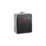 3320il bouton poussoir lumineux tanche ip54, certifi nf - montage en surface - solera
