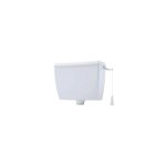 Edm - citerne haute pond sans couvercle, capacit 8 litres, en abs blanc (kit de montage inclus)