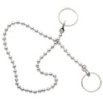 Edm - sachet de 25 chaines  billes 40cm avec anneau pour vier 85104 cis