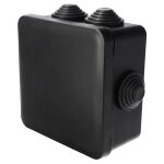 Bo�te de d�rivation�tanche en saillie, presse - �toupes, fermeture � clic 100x100x50mm ip55 noir edo ...