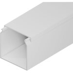 Edo solutions ? goulotte �lectrique 40x40mm 2m en pvc blanc ? syst�me de fermeture � clip ? installation ...