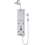 Edouard rousseau - colonne de douche hydromassante fatae 2 - aluminium
