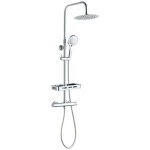 Edouard rousseau - colonne de douche thermostatique ars tablette - mitigeur � corps froid - douchette ...