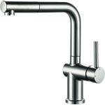 Edouard rousseau - mitigeur evier carré - douchette extractible - inox Edouard rousseau - mitigeur evier carré - douchette extractible - inox