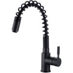 Edouard rousseau - mitigeur evier clecy - douchette extractible - noir