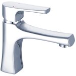 Edouard rousseau - mitigeur lavabo luna chrom� - r�ducteur de d�bit 7, 5 � 9 l / min - avec bonde � tirette ...