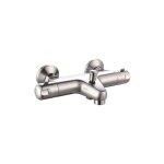 Edouard rousseau - mitigeur thermostatique volga 2 bain - douche inox ? débit 12 / 14 l / min ? bouton ... Edouard rousseau - mitigeur thermostatique volga 2 bain - douche inox ? débit 12 / 14 l / min ? bouton ...
