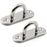 Ee 304 en acier inoxydable plaque d'ancrage plaque d'ancrage 9mm idal pour les balanoires de yoga hamacs ...