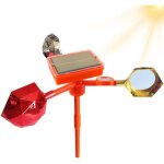 Effaroucheur d'oiseaux de moulin � vent r�fl�chissant, protection contre les oiseaux � voix solaire - ...