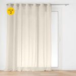 L'effet papillon - lot de 2 voilages � ?illets carlin beige 240 x 240 cm - grande largeur