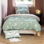 L'effet papillon - parure de lit 200 x 200 cm ? housse de couette + 2 taies d'oreiller ? coton petits ... L'effet papillon - parure de lit 200 x 200 cm ? housse de couette + 2 taies d'oreiller ? coton petits ...