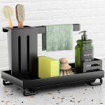 �gouttoir de cuisine, porte - serviettes, �gouttoir � torchons sans per�age, panier d'�gouttage pour ...