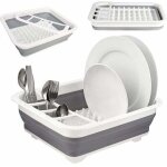 �gouttoir pliable, vaisselle porte - couverts pliant, �vier cuisine, camping plastique silicone egoutoire ...