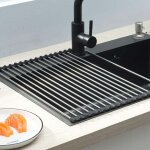 �gouttoir � vaisselle de cuisine pliable et amovible au - dessus de l'�vier - tapis d'�gouttage pour ...