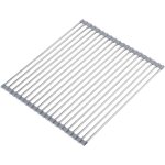 �gouttoir � vaisselle pliable en acier inoxydable, �gouttoir � vaisselle gris, 20 tubes 50 x 40 cm, 1 ...