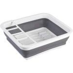 Egouttoir vaisselle pliable, gouttoir  vaisselle plastique, porte - couverts et support assiettes, ...