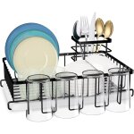 �gouttoir � vaisselle tonlea en acier inoxydable noir