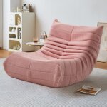 Fauteuil poire 105x86x75 cm, fauteuil relax, velours moelleux, mousse haute densit, design pliss, canap ...