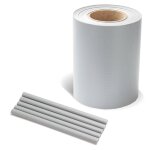 Einfeben - bandes de protection contre les regards indiscrets, pvc, 70m gris clair bandes de protection ...