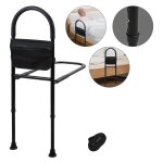 Einfeben barrière de lit adulte, barre d?appui pour lit anti - chutes, poche amovible, charge 150 kg ... Einfeben barrière de lit adulte, barre d?appui pour lit anti - chutes, poche amovible, charge 150 kg ...