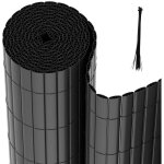 Einfeben canisse en pvc canisse pvc pour jardin balcon terrasse. balcon clture brise - vent gris 90 ...