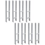 Einfeben - h - ancre support de poteau pour carports cltures support de poteau en h support  sceller ...