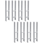 Einfeben - h - ancre support de poteau pour carports cl�tures support de poteau en h support � sceller ...