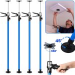 Hauteur 115 à 290cm etai de soutien en acier kit de 4 étai de porte télescopique - einfeben Hauteur 115 à 290cm etai de soutien en acier kit de 4 étai de porte télescopique - einfeben