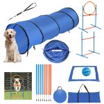 Einfeben set d'agility pour chiens 5 en 1 entraînement pour chiens avec tunnel boîte de pause anneau ... Einfeben set d'agility pour chiens 5 en 1 entraînement pour chiens avec tunnel boîte de pause anneau ...