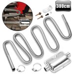 Tuyau d'échappement pour groupes électrogènes 300 cm silencieux d'échappement en inox pour chauffage ... Tuyau d'échappement pour groupes électrogènes 300 cm silencieux d'échappement en inox pour chauffage ...