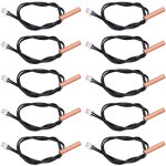 Ej. life lot de 10 sondes de temp�rature 10 k en pvc et cuivre, �tanches, ntc, pour climatiseur