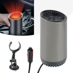 Chauffage voiture 12v 150w - d�givrage rapide - rotation 180� - mini ventilateur ptc