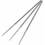 Lot de 3 limes rondes pour trononneuse 4 mm - afftage professionnel - compatible stihl / husqvarna ...
