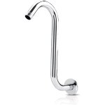 8 pouces bras de douche 201 en acier inoxydable rallonge de douche hauteur �lev�e courbe en s � col de ...