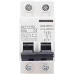 Ej. life - disjoncteurs 50a 400v ac dc, 2p 4ka disjoncteur  dclenchement lectromagntique  capacit ...