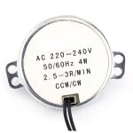 Moteur synchronis 1pc 220 - 240v moteur micro ondes ac synchronous motor geared motor 4w cw / ccw(2. ...