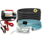 Pompe � carburant 12v 155w - diesel / gasoil / huile / fioul - amor�age automatique - pour r�servoir, ...