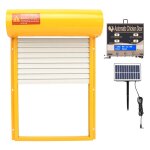 Portes de poulet automatiques à détection de lumière à télécommande en aluminium à énergie solaire poulaillers ... Portes de poulet automatiques à détection de lumière à télécommande en aluminium à énergie solaire poulaillers ...
