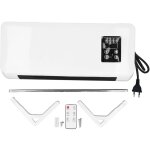 Ej. life - radiateur soufflant mural chauffage - 1000 w / 2000 w oscillation minuterie avec tlcommande ...