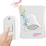 Sonnette filaire, carillon ding dong cloche de porte carillon d'accs de porte cloche pour systme de ...