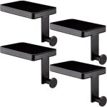 Supports de chaussettes de nol en mtal pour chemine - dcoration de fte de nol (4pieces , noir) ...