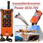 Ej. life - t�l�commande de grue sans fil dc12 - 72v, �metteur - r�cepteur de haute qualit� pour palan ...