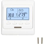 Ej. life - thermostat d'ambiance programmable 16a pour chauffage au sol electrique, numrique thermostat ...