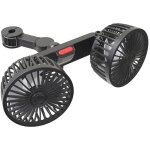 Ej. life - ventilateur de voiture � double t�te, ventilateur de refroidissement de voiture 12 v, usb ...